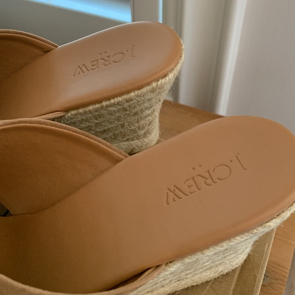 Brand New J Crew Espadrille Wedges - size 10 - Picture 3 of 4
